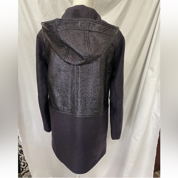 Sandro Womens navy coat - Picture 3 of 5